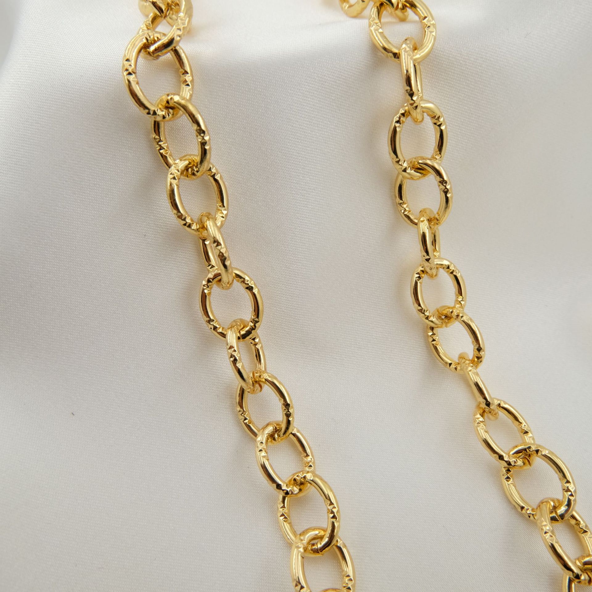 Hip Hop Chain Necklace - WT-BC199 18K ทองแดงชุบทอง Cool Rap อุปกรณ์เสริม