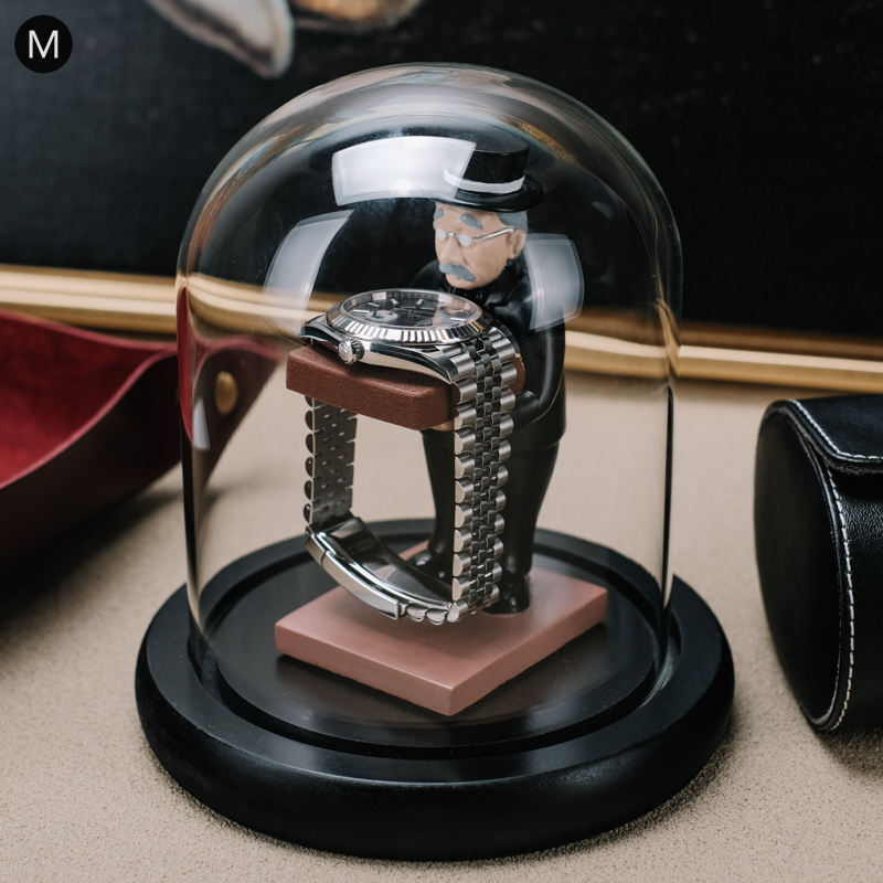 Jewelry Organizer Watches - ตารางนาฬิกาวินเทจผู้ถือกรณีนาฬิกาแฟชั่นผู้ถือขาตั้ง Mechanical เก็บนาฬิกา Plexiglass ของขวัญ
