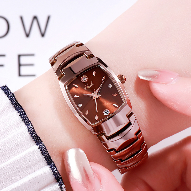 Jewelry Diamond Watches - ผู้หญิงแบรนด์หรูนาฬิกาลำลองฝังเพชรปฏิทินสร้อยข้อมือเหล็กกันน้ำสุภาพสตรีแฟชั่นนาฬิกาควอตซ์นาฬิกาของขวัญ
