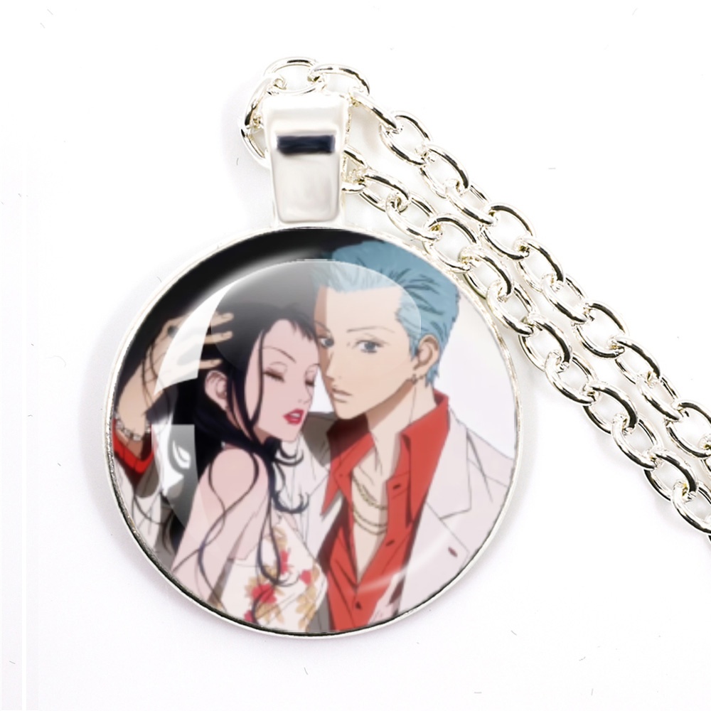 Paradise Jewelry & Watches Llc - จี้สร้อยคอแก้วคาโบชองลายตัวละครจากอนิเมะ Paradise Kiss ยูการิ ฮายาซากะ มิวาโกะ