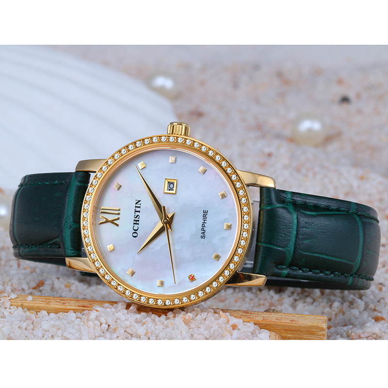 Jewelry Diamond Watches - ผู้หญิง OCHSTIN นาฬิกาญี่ปุ่นควอตซ์เพชรคริสตัล Mother Of Pearl