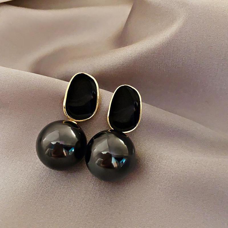 แบรนด์ใหญ่สูง Class Noble Pear - Pearl Stud Earrings บทวิจารณ์และราคา