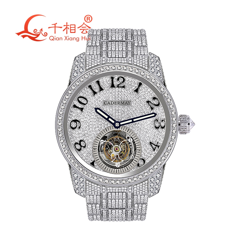 นาฬิกาข้อมือผู้ชายสุดหรูเต็มรู - Vvs Jewelry Watches บทวิจารณ์และราคา