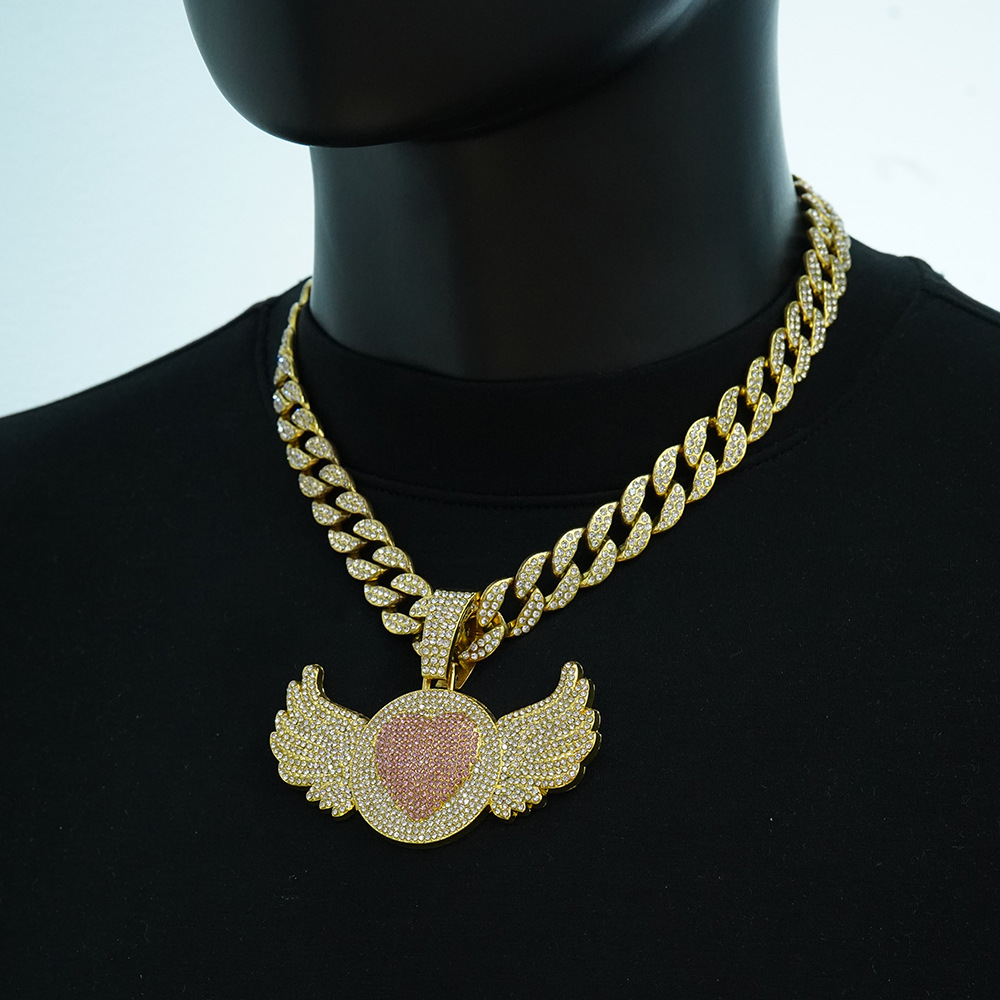 สร้อยคอฮิปฮอป DIY พร้อมจี้รูปห - Hip Hop Chain Necklace บทวิจารณ์และราคา