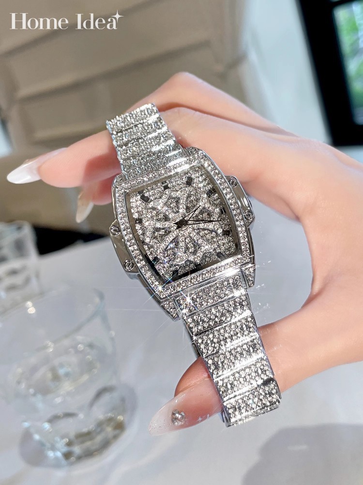 สํานักงานสุภาพสตรีทํางานเพชรเง - Jewelry Clasp Watches บทวิจารณ์และราคา