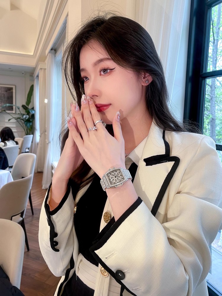 สํานักงานสุภาพสตรีทํางานเพชรเง - Jewelry Clasp Watches บทวิจารณ์และราคา