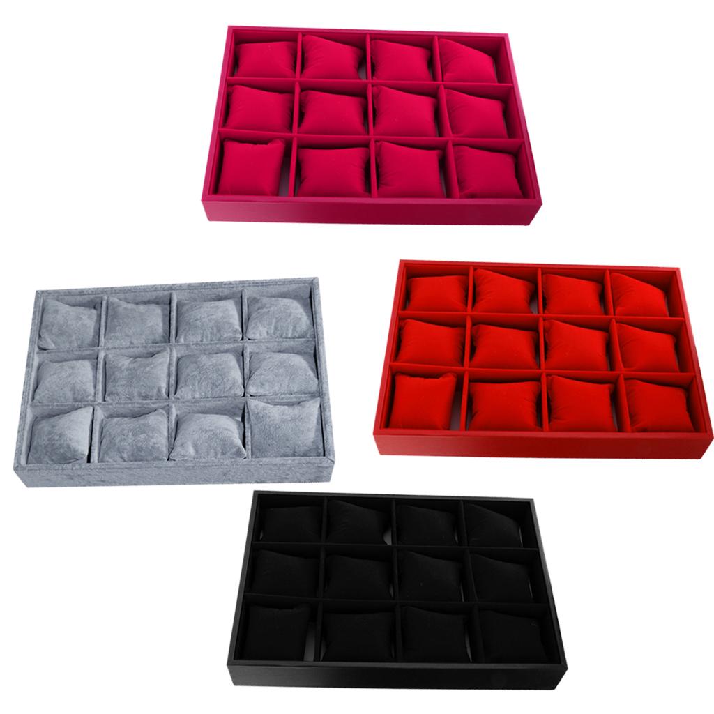 กล่องเก็บเครื่องประดับตกแต่งสี - Jewelry Organizer Watches บทวิจารณ์และราคา