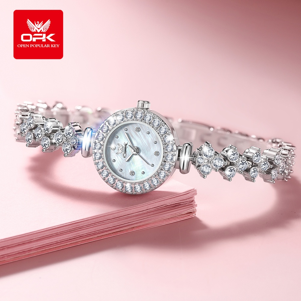 นาฬิกาควอตซ์ OPK 6057 ประดับเพ - Jewelry Diamond Watches บทวิจารณ์และราคา