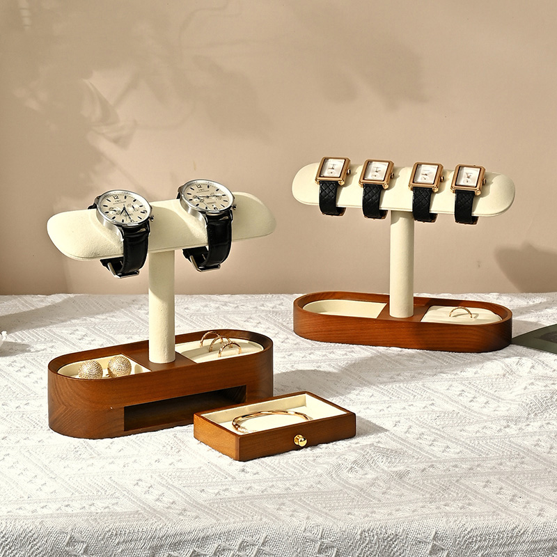 Oirlv ไม้เนื้อแข็งนาฬิกาออแกไน - Jewelry Organizer Watches บทวิจารณ์และราคา