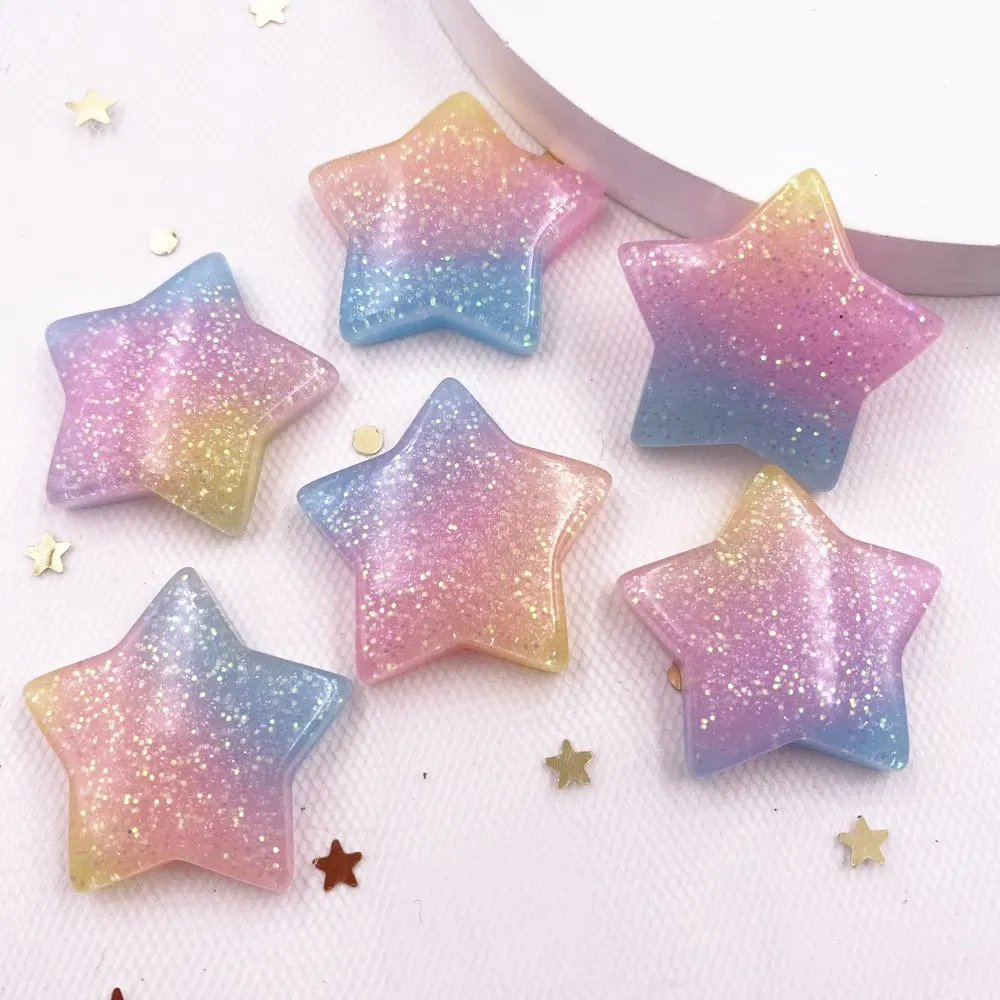 10PCS Glitter Kawaii เรซิ่นที่ - Paradise Jewelry & Watches Llc บทวิจารณ์และราคา