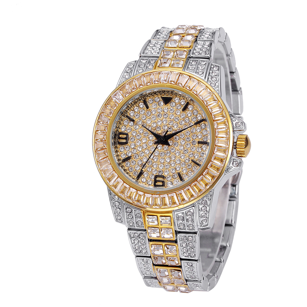 นาฬิกาควอตซ์หรูหราประดับเพชรเต - Jewelry Clasp Watches บทวิจารณ์และราคา
