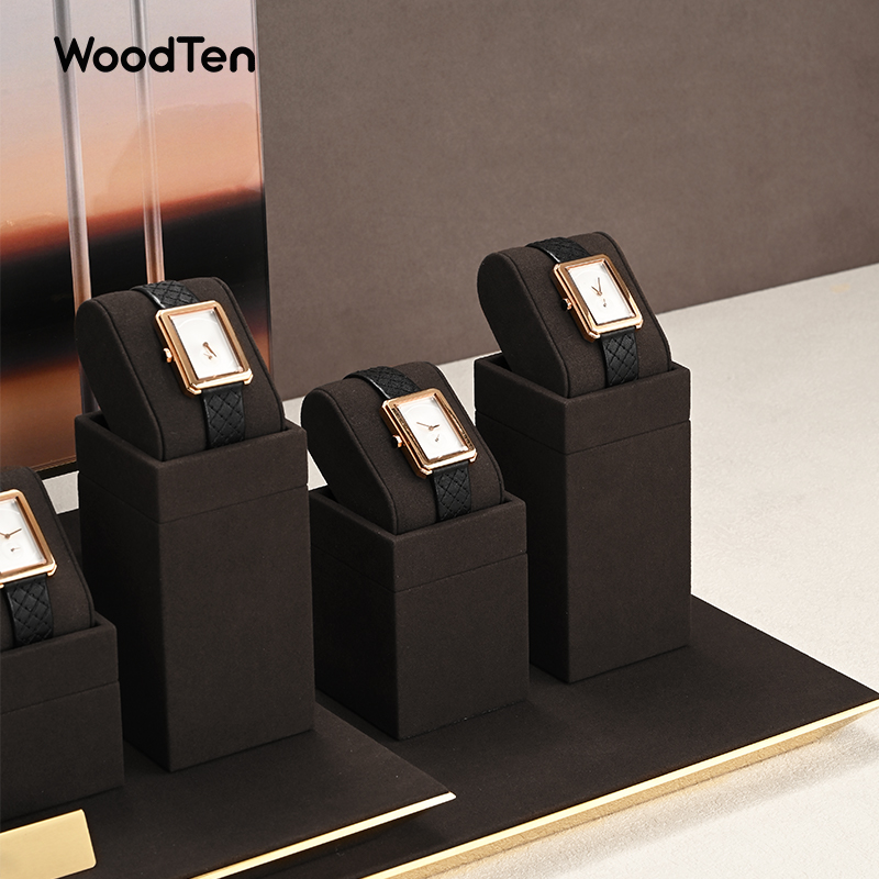 แท่นวางนาฬิกาไมโครไฟเบอร์ Wood - Jewelry Organizer Watches บทวิจารณ์และราคา