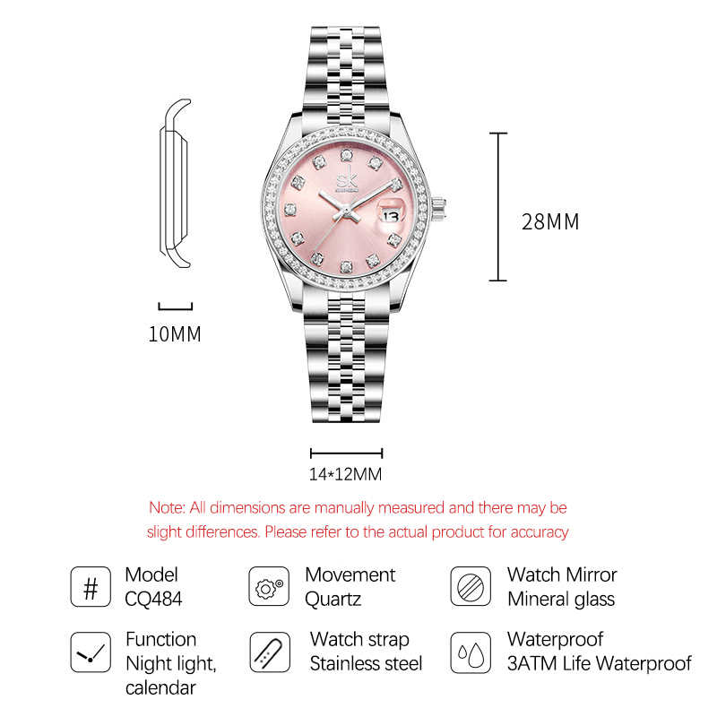UTHAI CQ484 นาฬิกาแฟชั่นสำหรับ - Jewelry Diamond Watches บทวิจารณ์และราคา