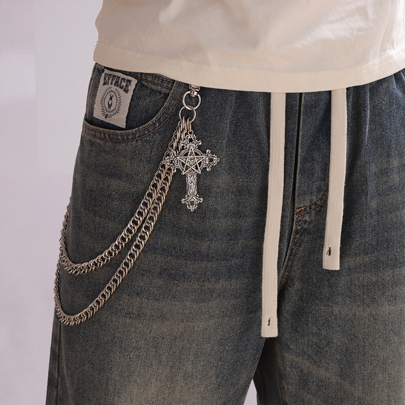 แฟชั่น Punk โลหะกางเกง Hip Hop - Hip Hop Chain Necklace บทวิจารณ์และราคา