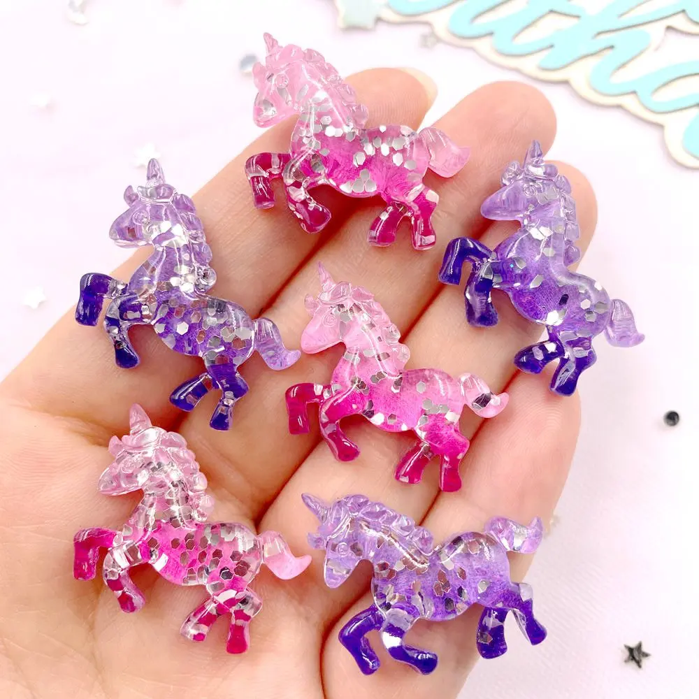 6PCS เรซิ่นที่มีสีสัน Glitter  - Paradise Jewelry & Watches Llc บทวิจารณ์และราคา