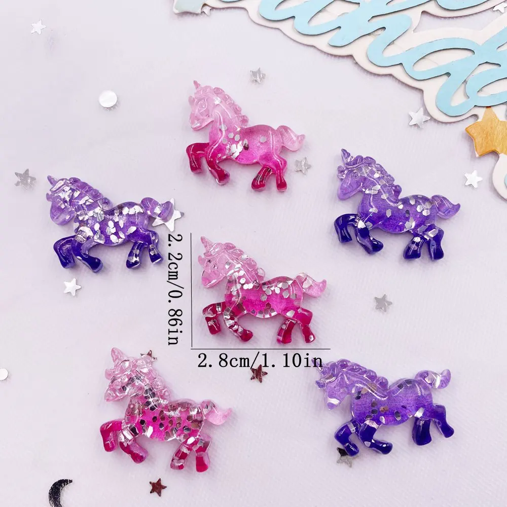 6PCS เรซิ่นที่มีสีสัน Glitter  - Paradise Jewelry & Watches Llc บทวิจารณ์และราคา