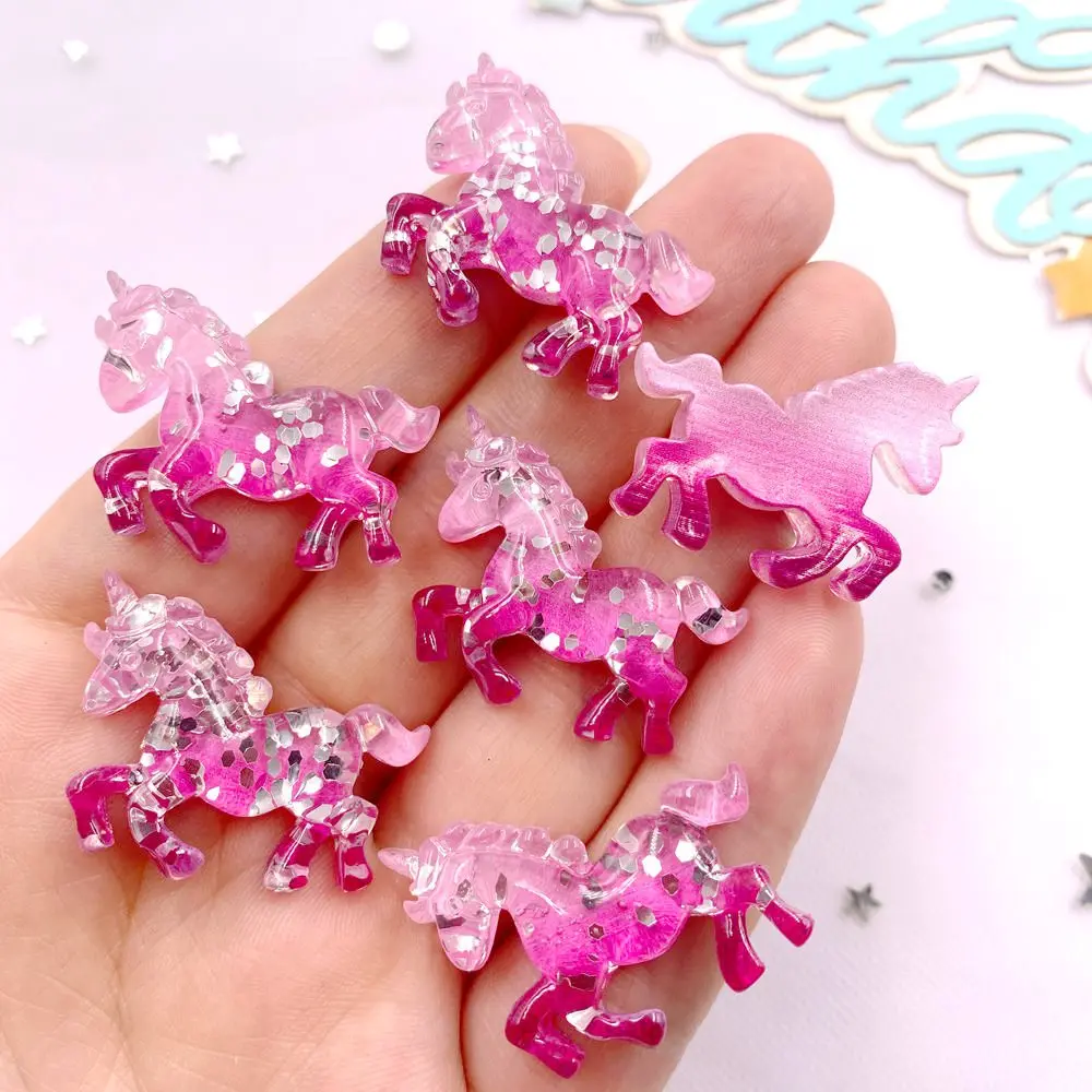 6PCS เรซิ่นที่มีสีสัน Glitter  - Paradise Jewelry & Watches Llc บทวิจารณ์และราคา