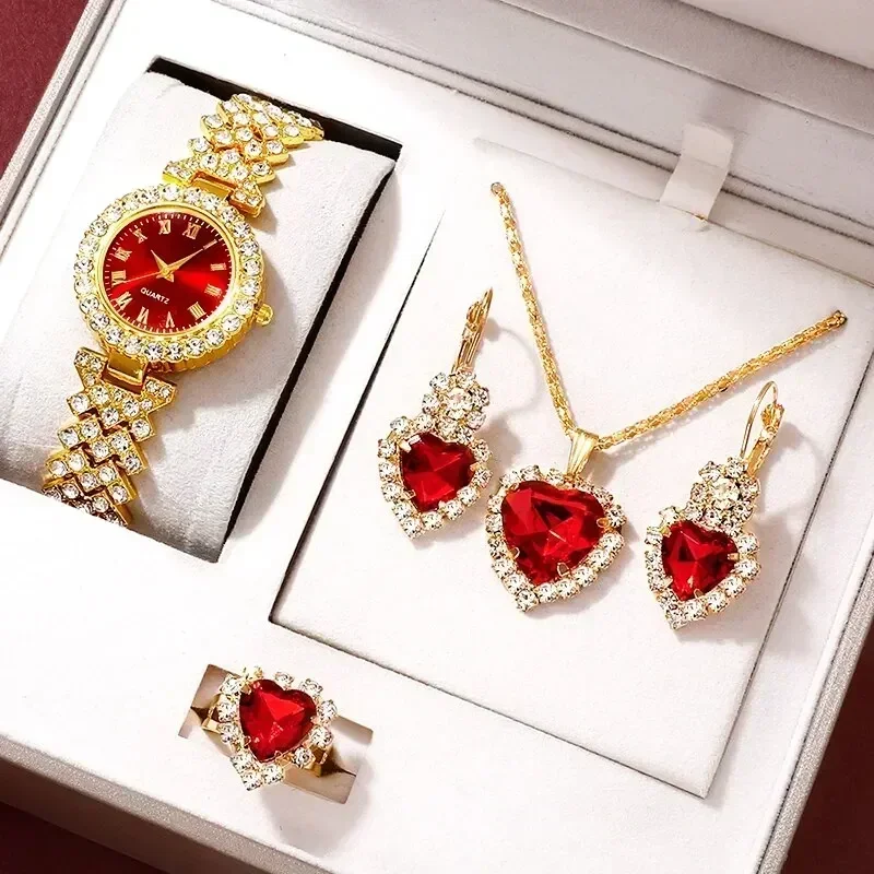 นาฬิกาหรูหราทองผู้หญิงแหวนสร้อ - Jewelry Clasp Watches บทวิจารณ์และราคา