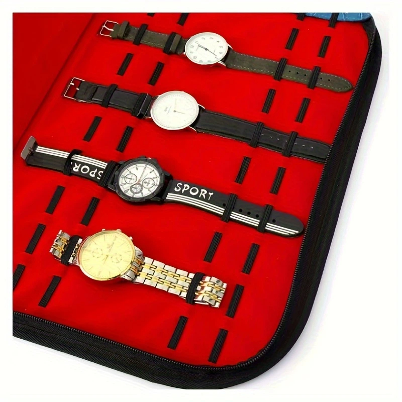 กระเป๋าเก็บนาฬิกา 20 ช่อง กระเ - Jewelry Organizer Watches บทวิจารณ์และราคา