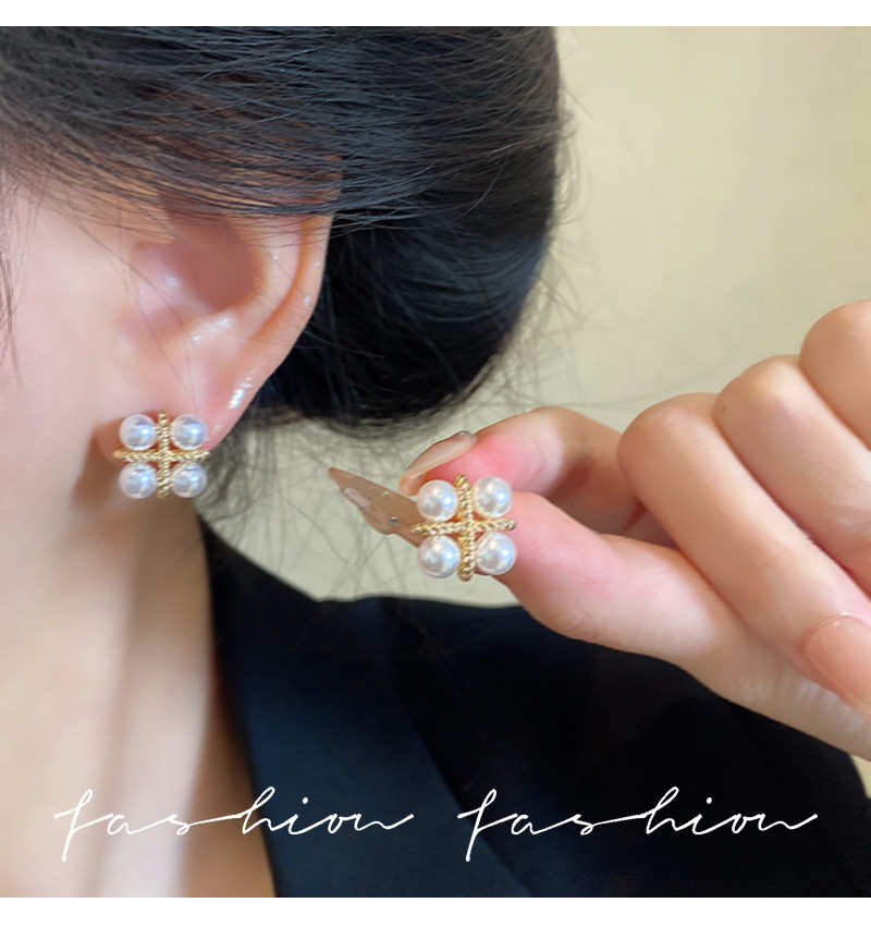 ต่างหูเงินแท้ 925 ดีไซน์เกาหลี - Pearl Stud Earrings บทวิจารณ์และราคา