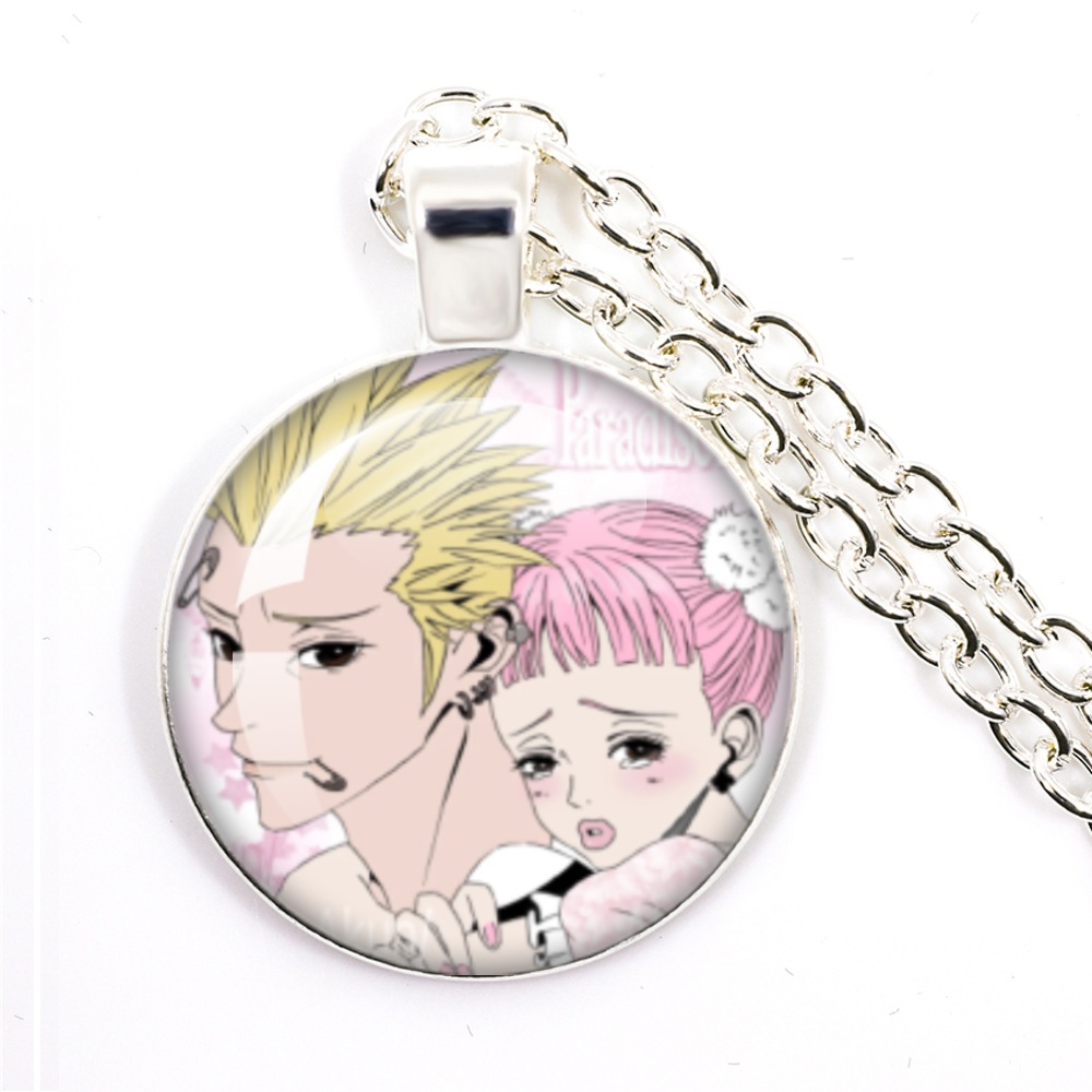 จี้สร้อยคอแก้วคาโบชองลายตัวละค - Paradise Jewelry & Watches Llc บทวิจารณ์และราคา