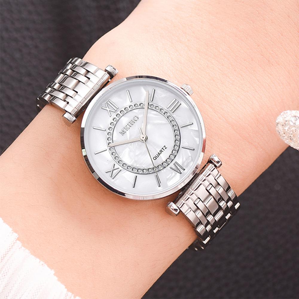 คริสตัลหรูหราสร้อยข้อมือผู้หญิ - Jewelry Diamond Watches บทวิจารณ์และราคา