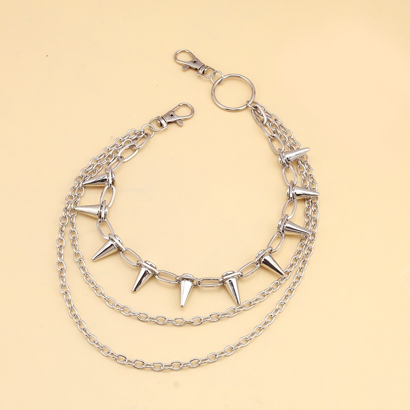 โซ่คาดเอวสไตล์ฮิปฮอป พังก์ร็อก - Hip Hop Chain Necklace บทวิจารณ์และราคา