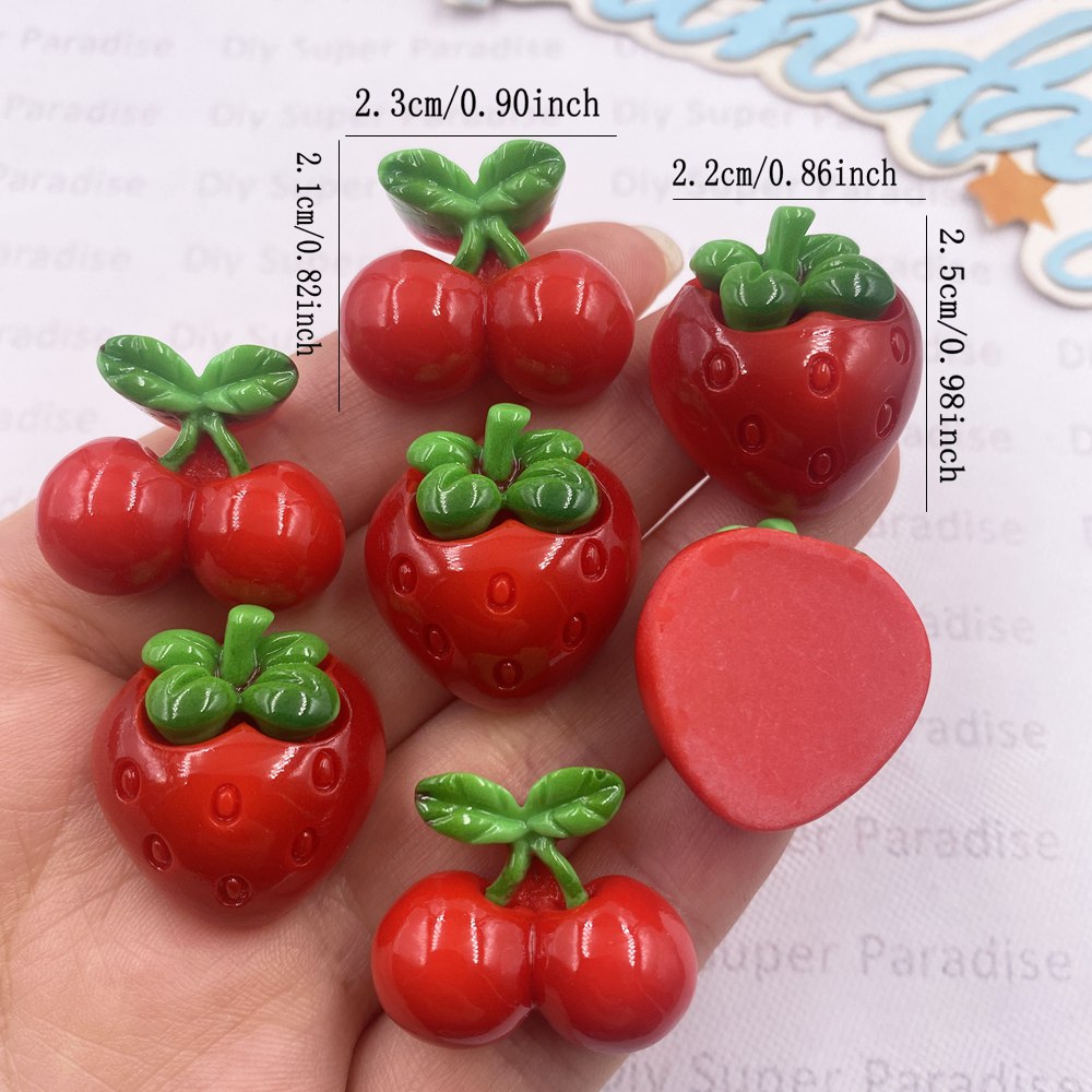 เรซิ่นรูปผลไม้หลากสีสัน 8 ชิ้น - Paradise Jewelry & Watches Llc บทวิจารณ์และราคา