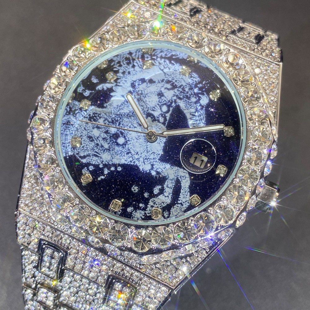 นาฬิกาควอตซ์ผู้ชายฮิปฮอป MISSF - Jewelry Clasp Watches บทวิจารณ์และราคา
