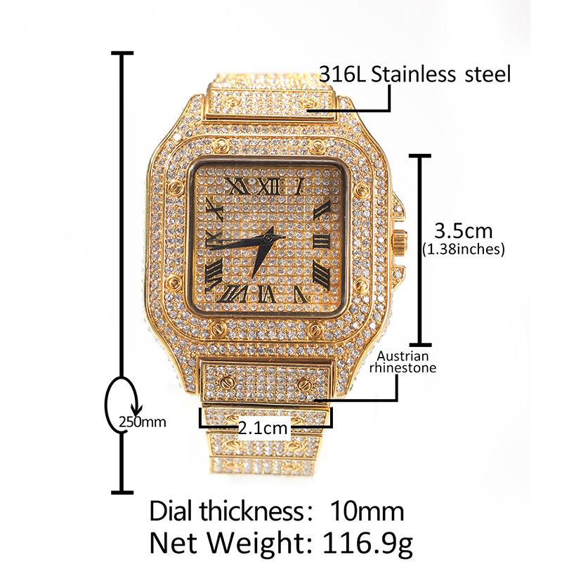 นาฬิกาข้อมือควอตซ์หรูหราสไตล์ฮ - Jewelry Clasp Watches บทวิจารณ์และราคา