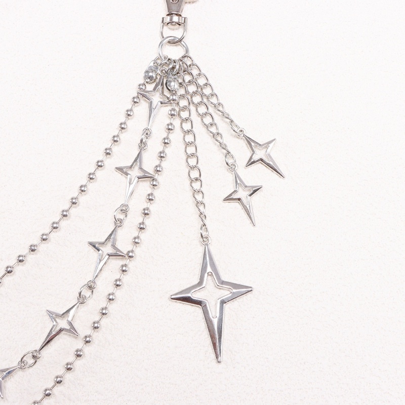 สร้อยคาดเอวแบบหลายชั้นลายดาวสไ - Hip Hop Chain Necklace บทวิจารณ์และราคา