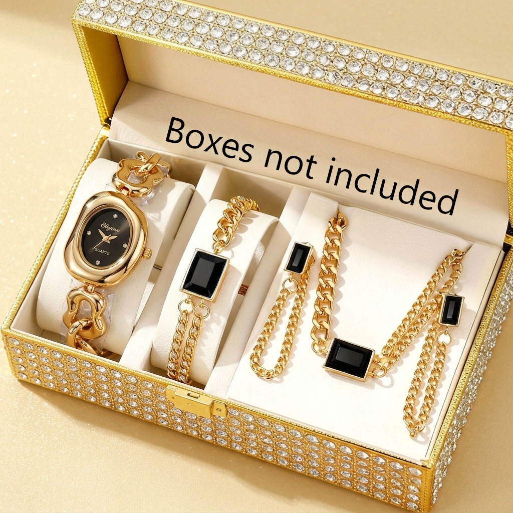 ชุดนาฬิกาควอตซ์แฟชั่นผู้หญิง 5 - Jewelry Clasp Watches บทวิจารณ์และราคา