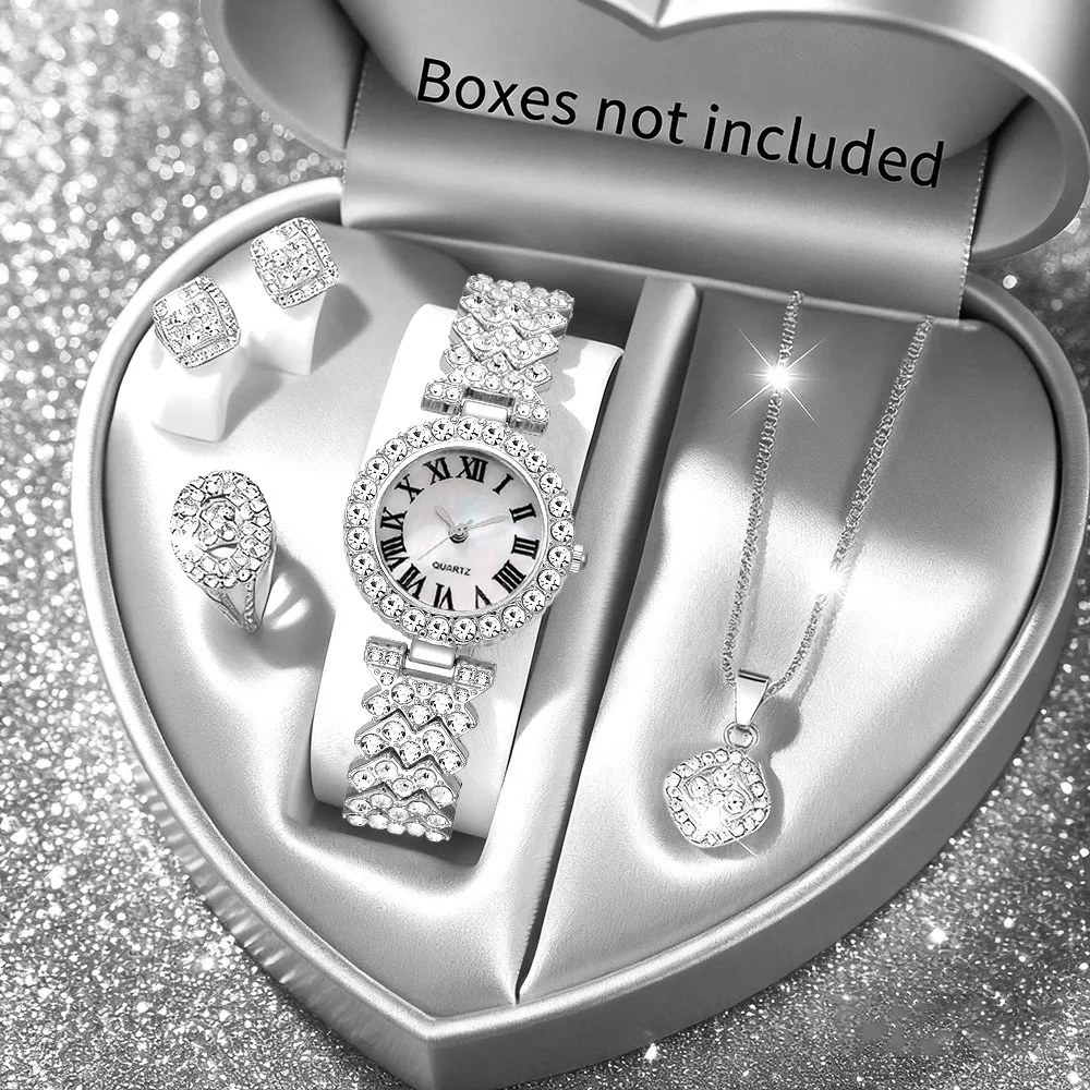 2026 5 ชิ้น นาฬิกาข้อมือผู้หญิ - Jewelry Clasp Watches บทวิจารณ์และราคา